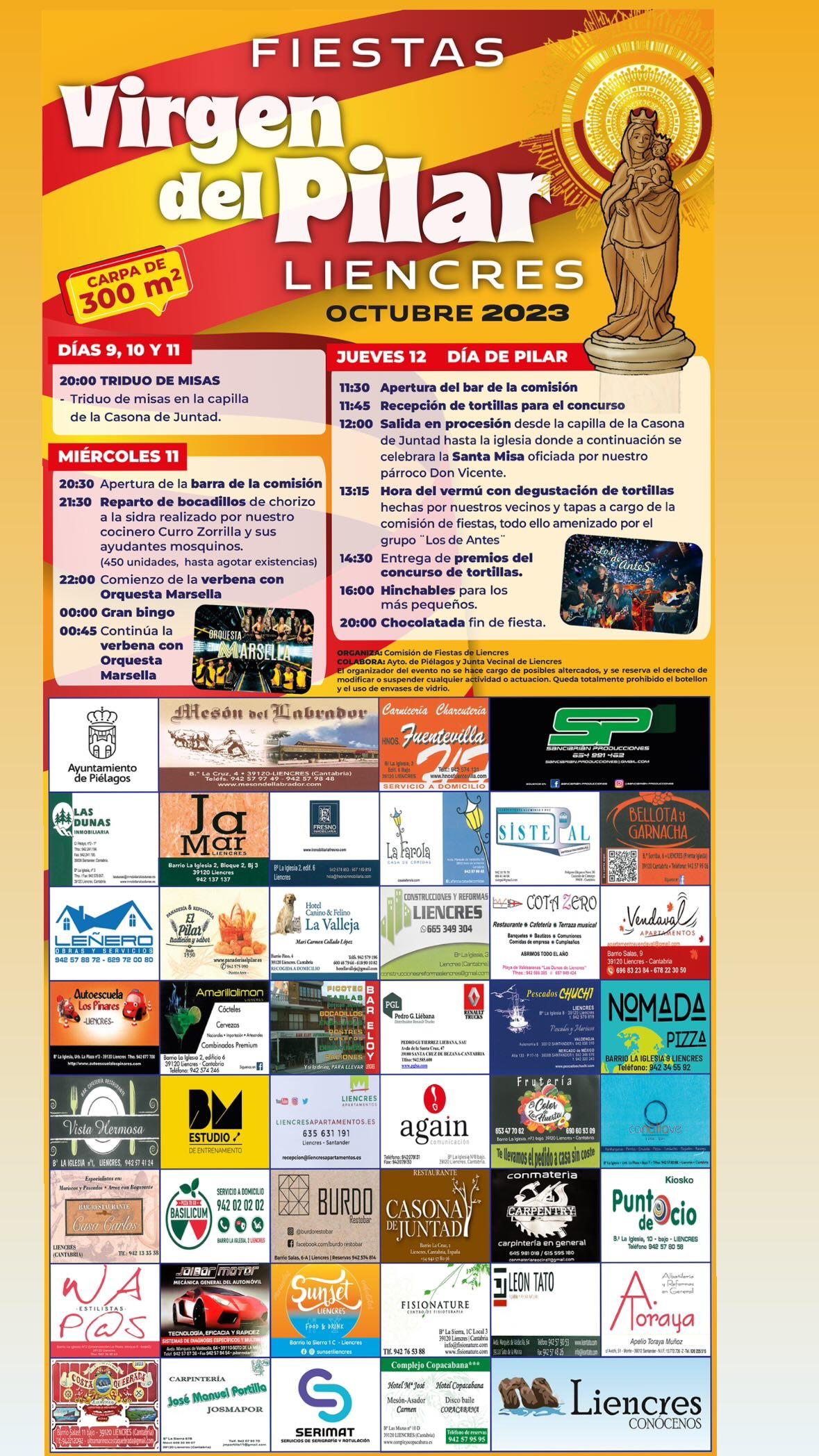 Fiestas del Pilar Liencres 2023