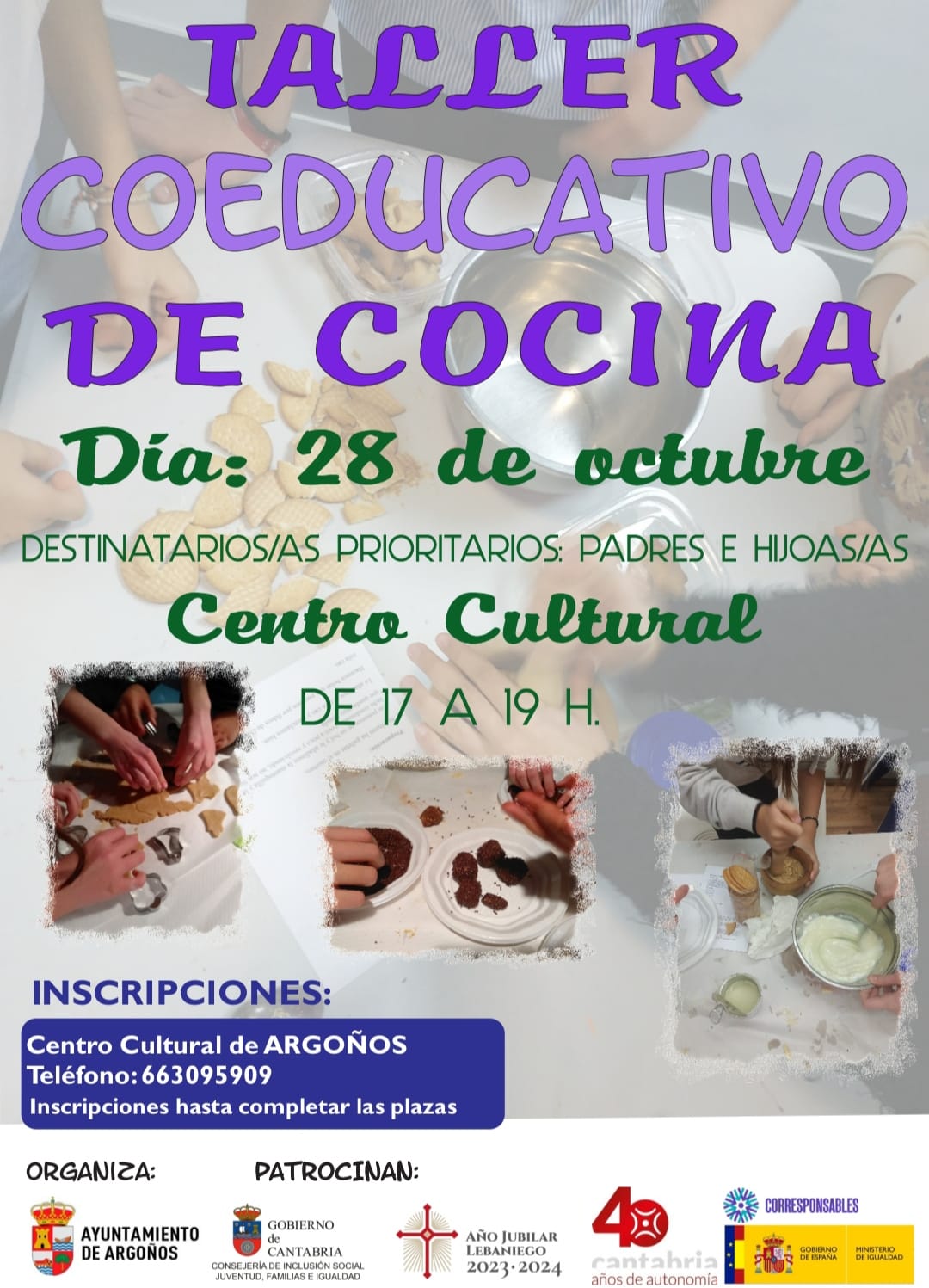Taller Educativo Cocina – 28 Octubre – Argoños