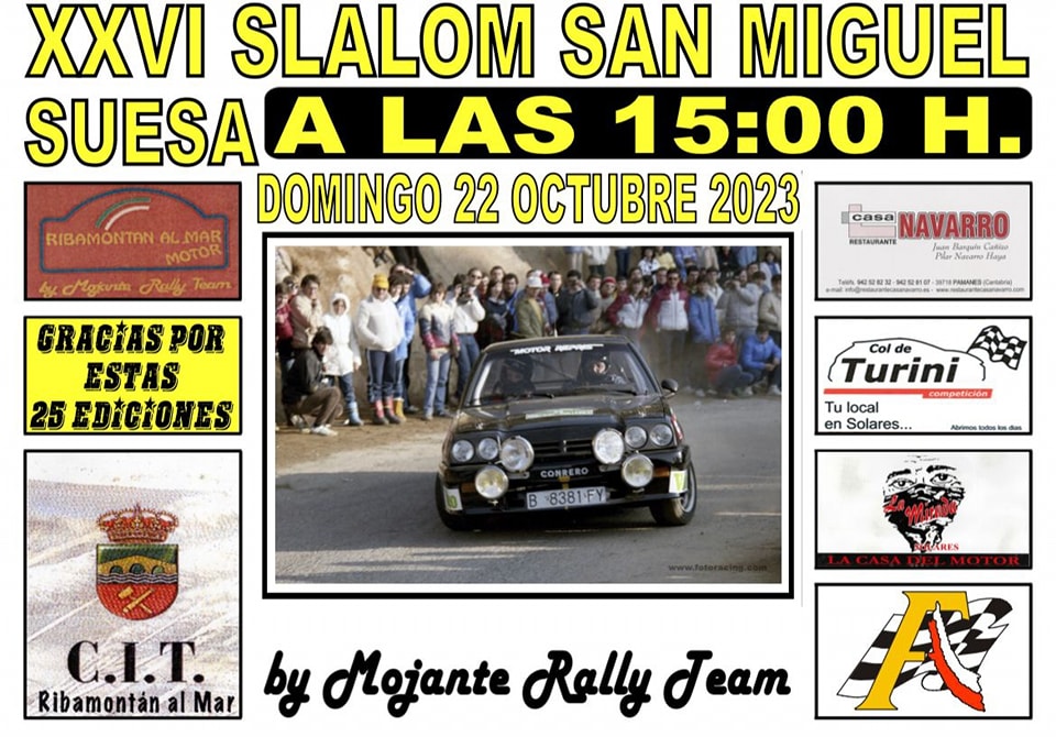 XXVI Slalom San Miguel Suesa 2023