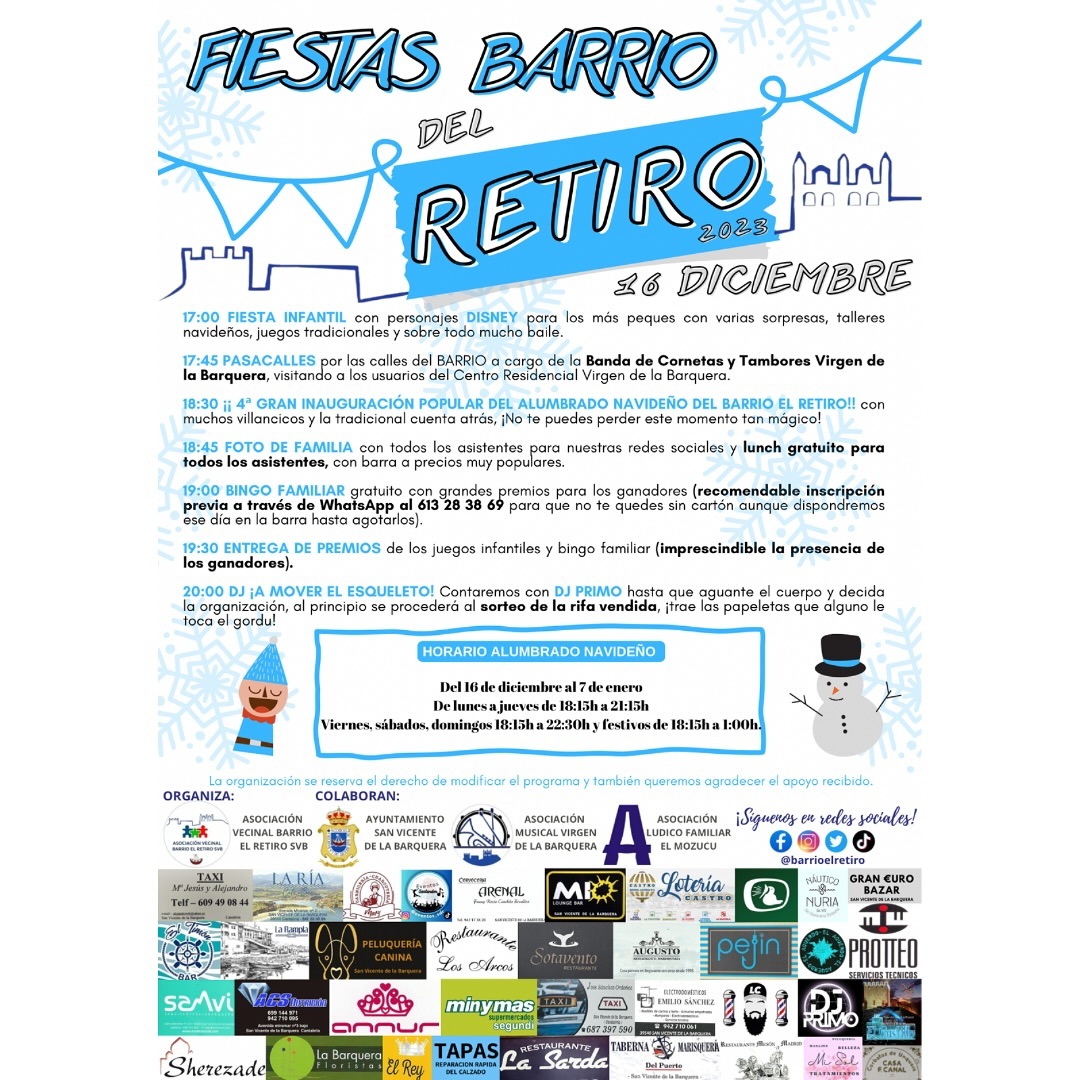 Fiestas del Barrio El Retiro 2023