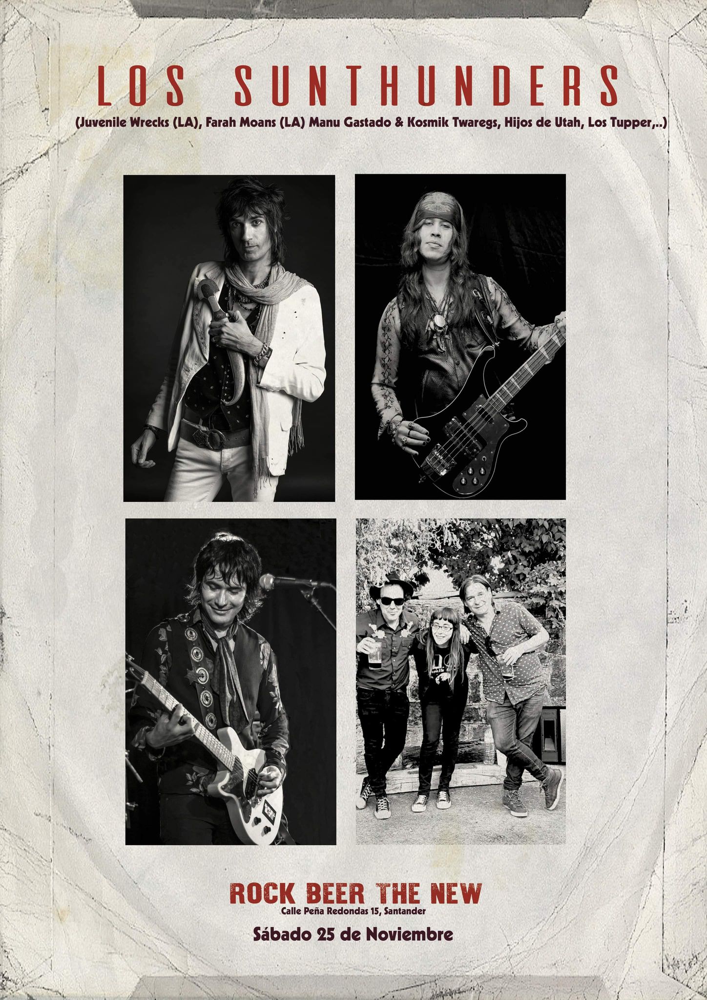 Concierto Los Sunthunders – 25 Noviembre