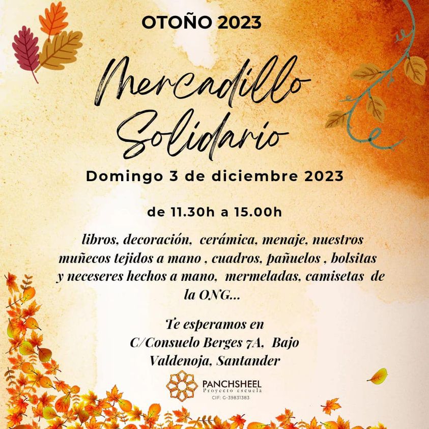 Mercadillo Solidario – 3 Diciembre