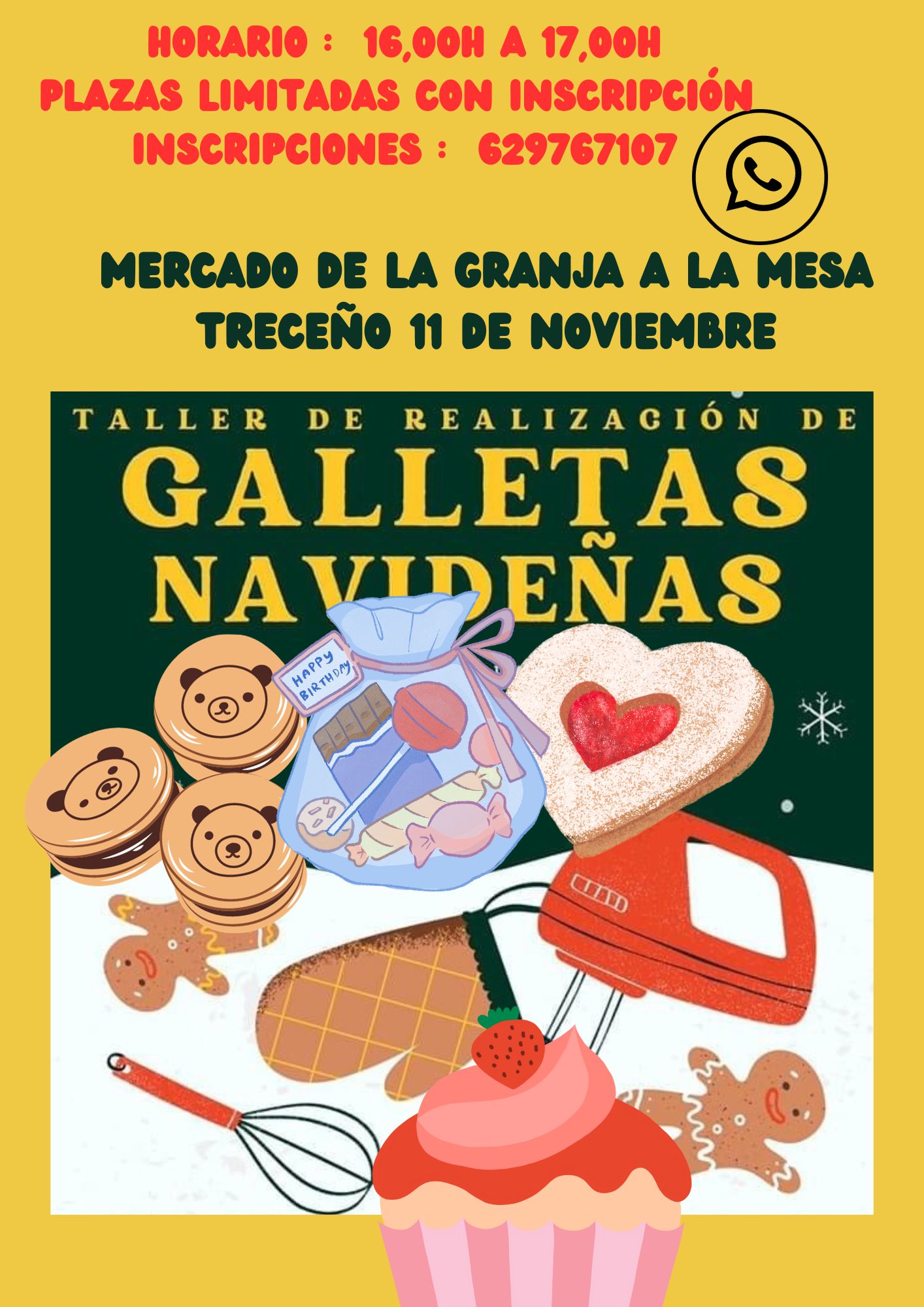 Taller de Creación de Galletas de Navidad – 10 Noviembre