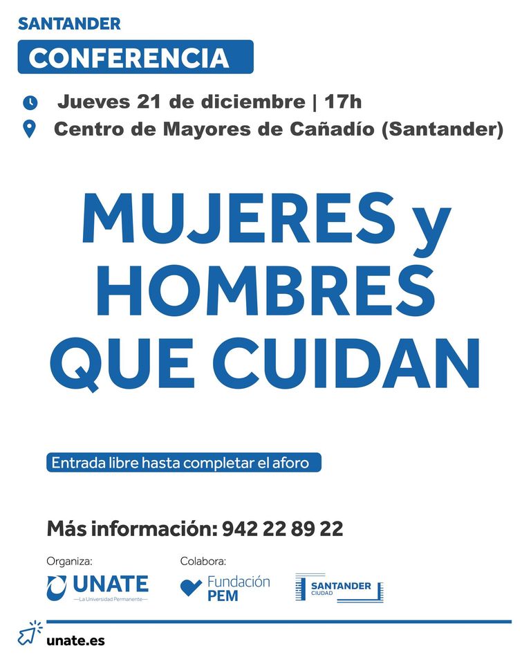 Conferencia  Mujeres y Hombres que cuidan