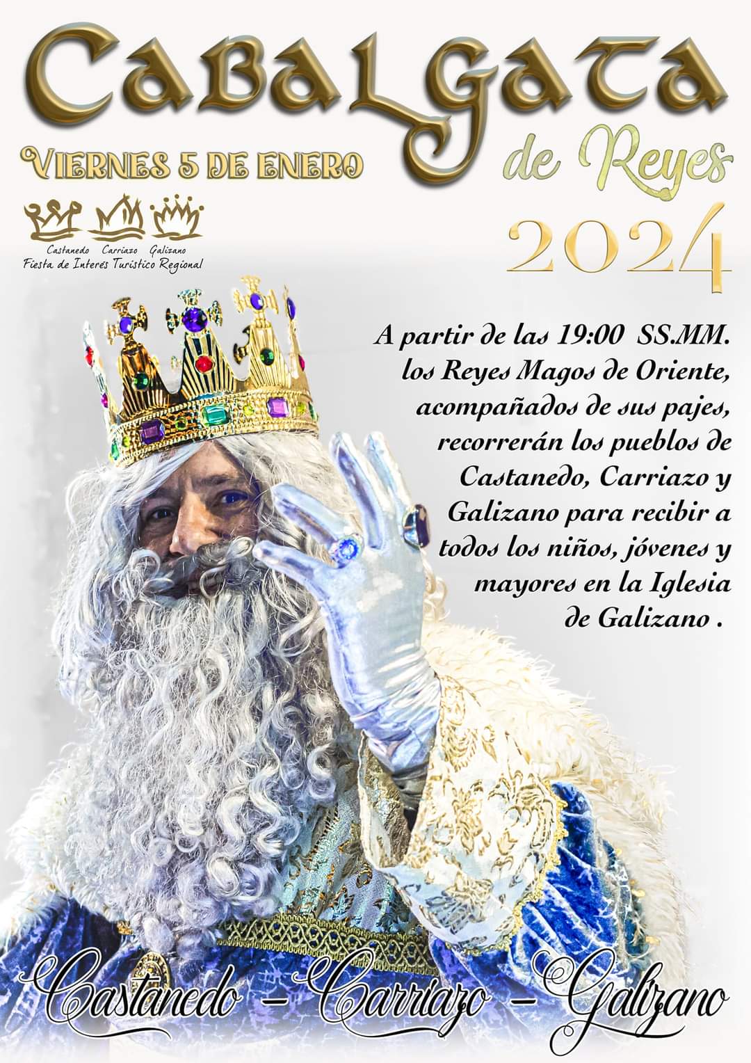 Cabalgata de Reyes Castanedo Carriazo Galizano 2024