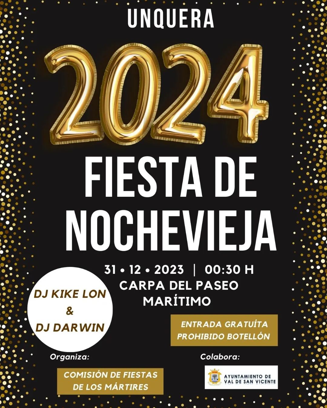 Fiesta Nochevieja Unquera 2023