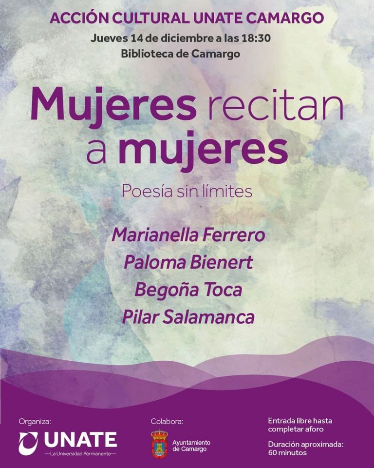 Mujeres recitan a Mujeres – 14 Diciembre
