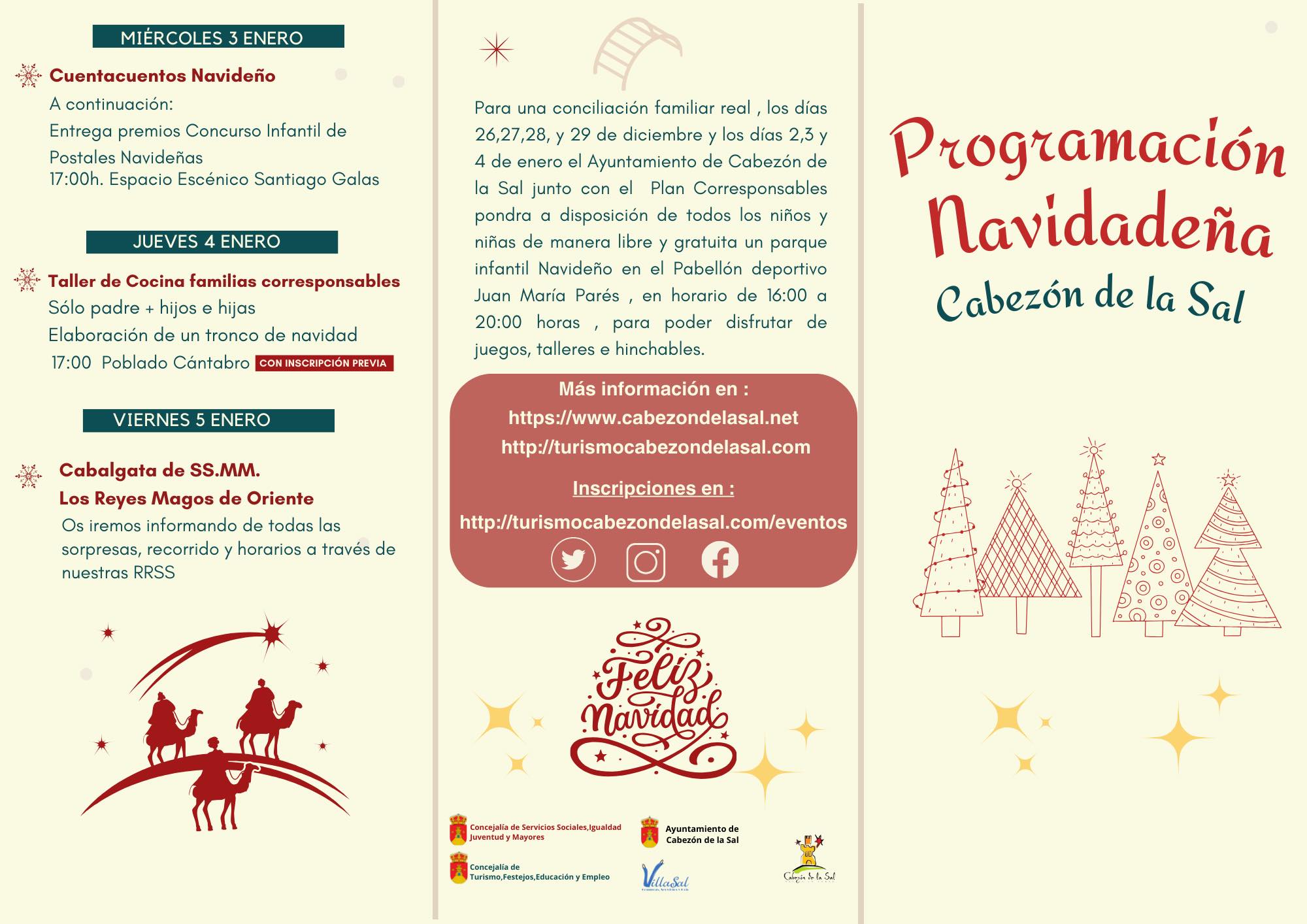 Programación Navidad Cabezon de la Sal 2023