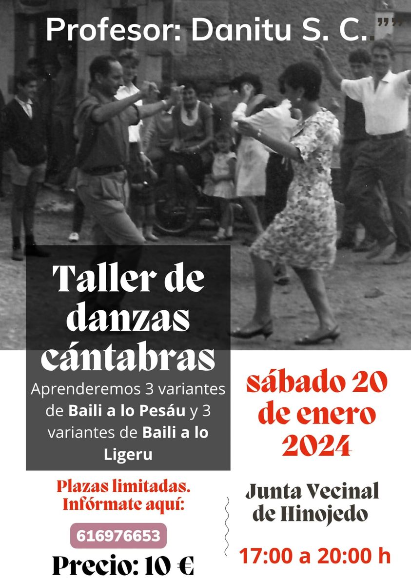 Taller de Danzas Cántabras – 20 Diciembre
