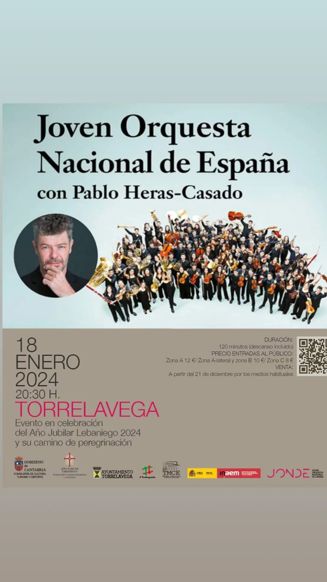 Concierto Joven Orquesta Nacional de España – 18 Enero