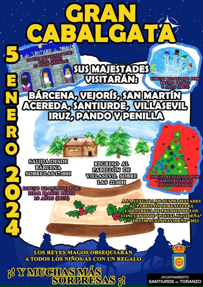 Cabalgata Reyes Magos Santiurde de Toranzo 2024