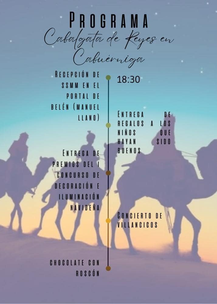 Cabalgata de los Reyes Magos Cabuérniga 2024
