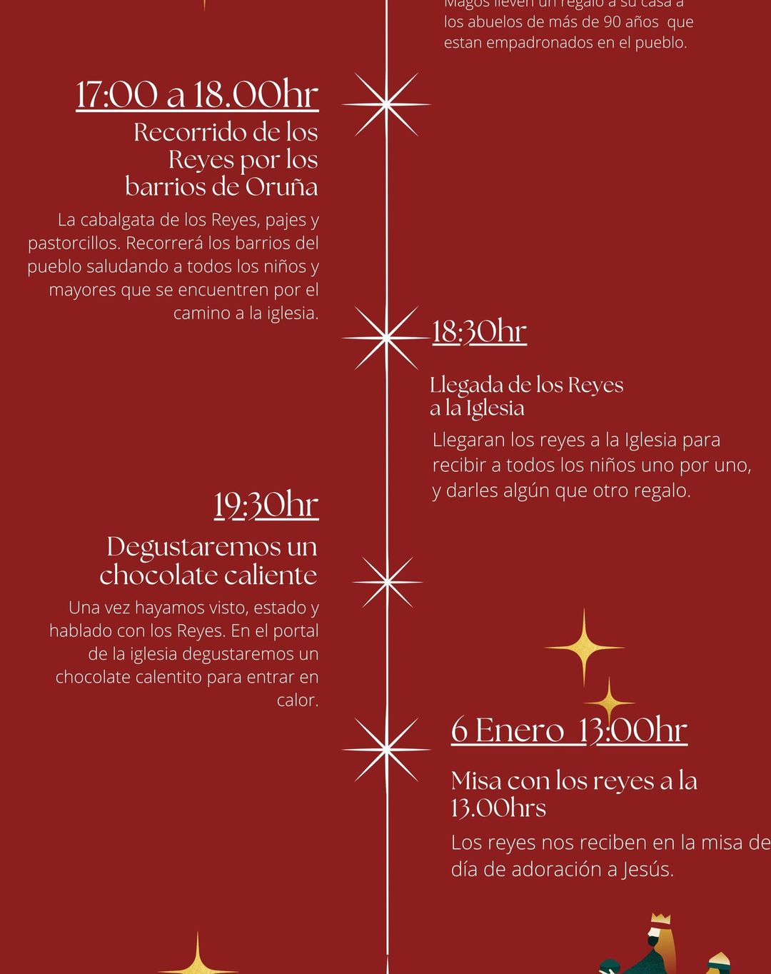 Cabalgata de los Reyes Magos Oruña 2024