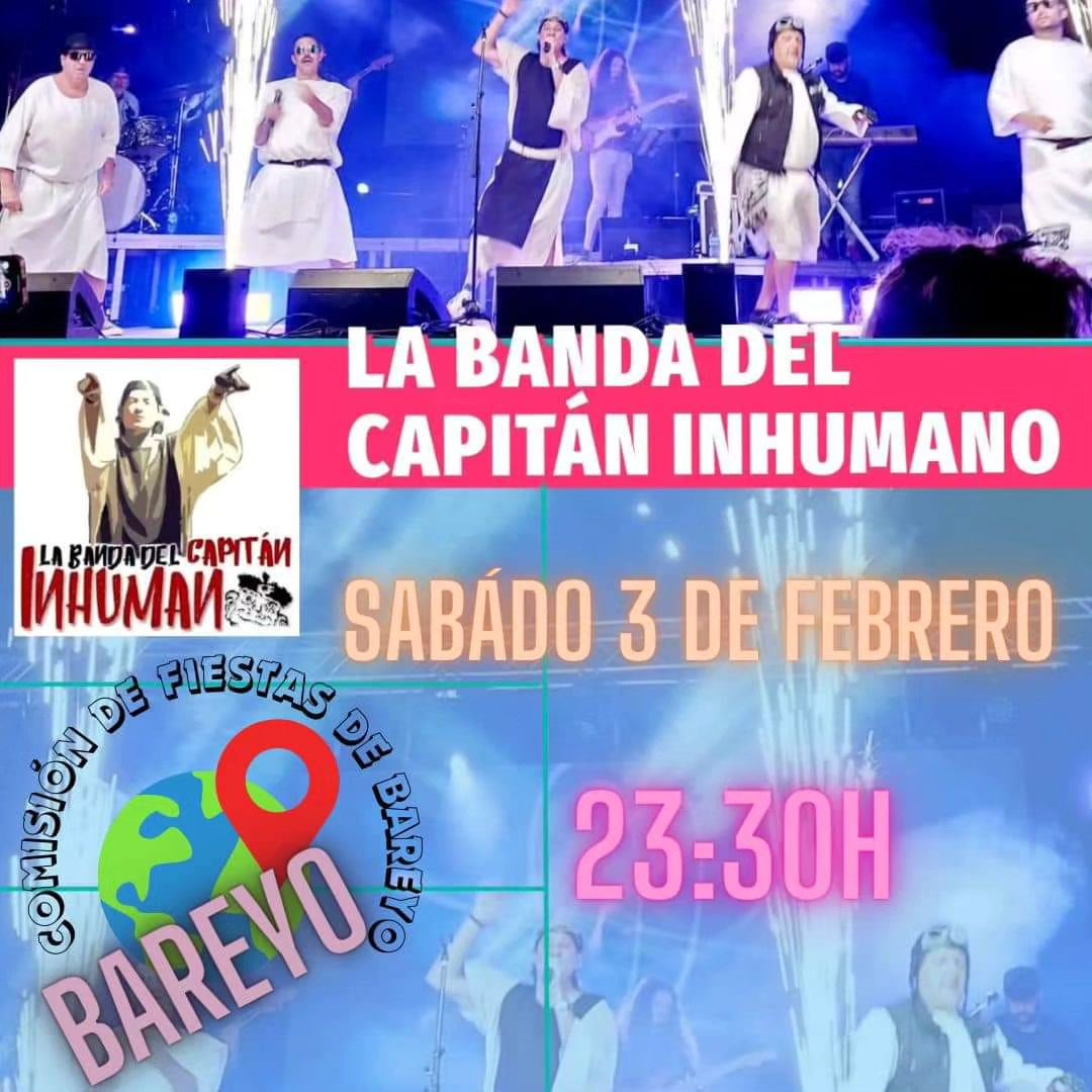 Concierto La Banda del Capitán Inhumano – 3 Febrero
