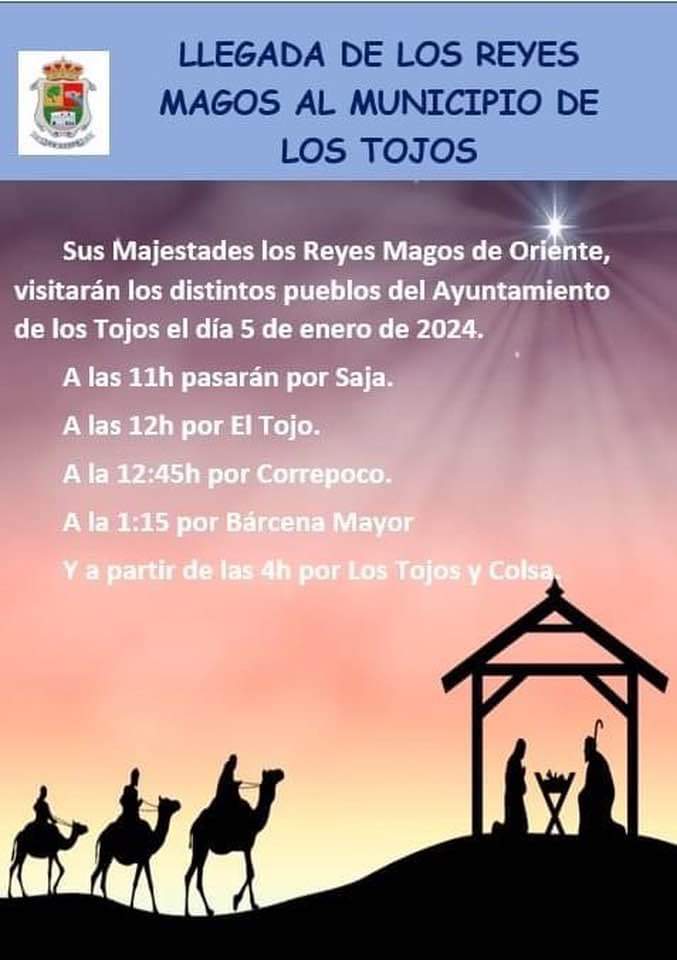 Cabalgata de Reyes Los Tojos 2024