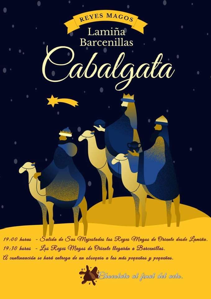 Cabalgata Reyes Magos Lamiña Barcenilla 2024