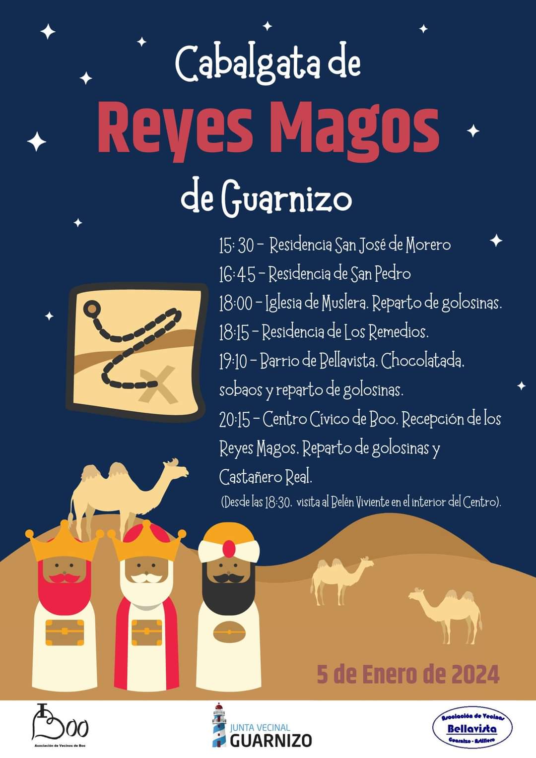 Cabalgata Reyes Magos Astillero – Guarnizo 2024