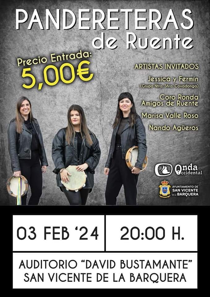 Pandereteras de Ruente – 3 Febrero