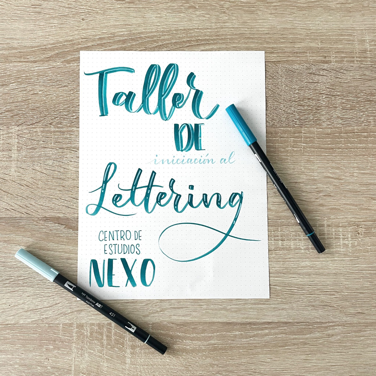 TALLER DE INICIACIÓN AL LETTERING