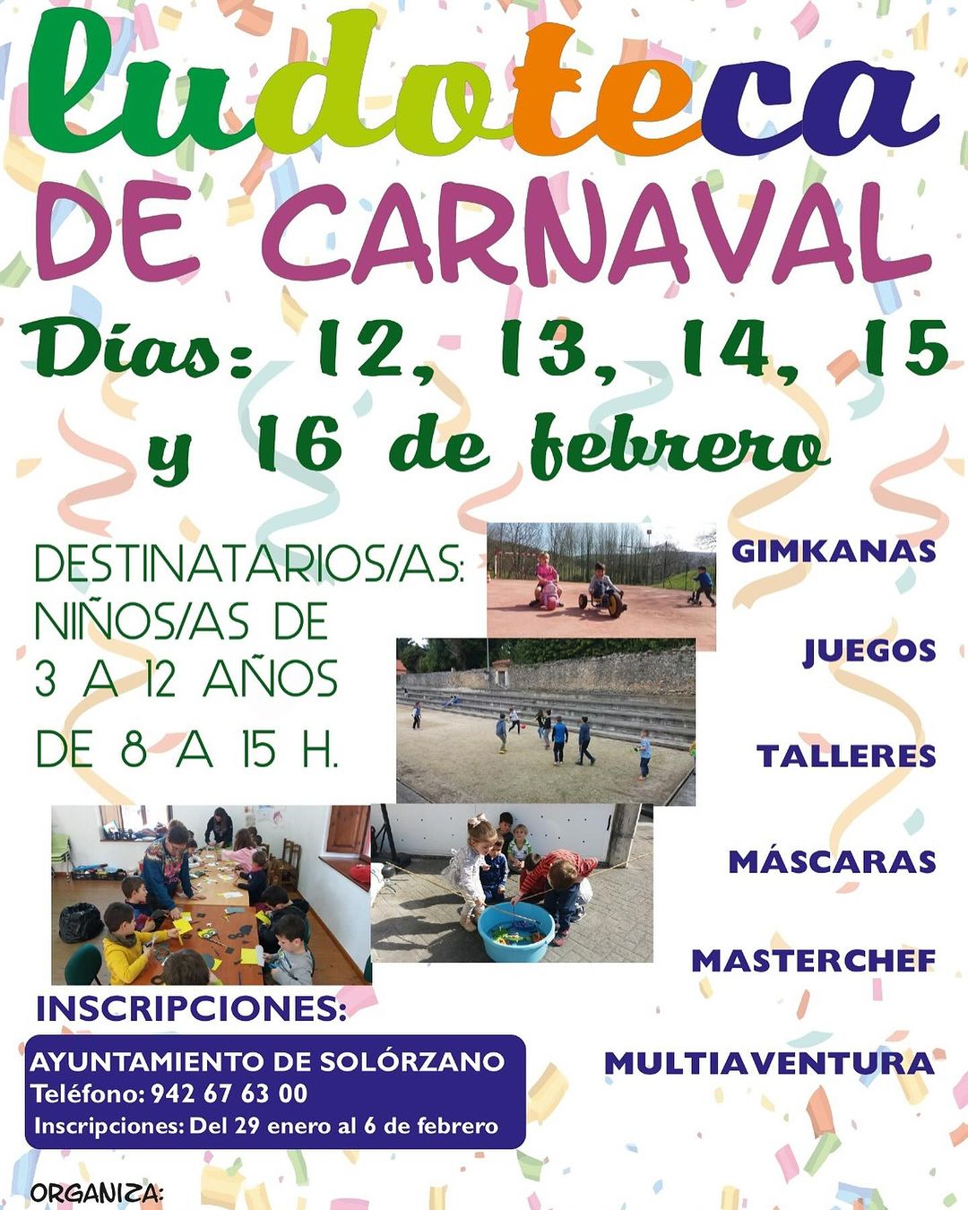 Ludoteca Carnaval Solórzano 2024