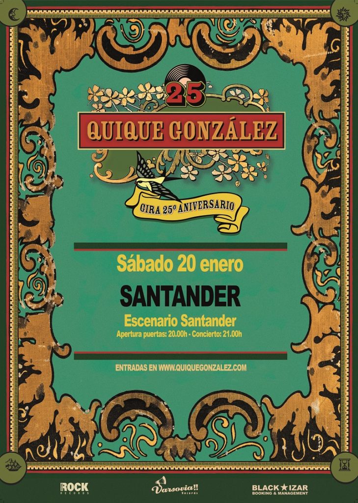 Concierto Quique González 25 Aniversario
