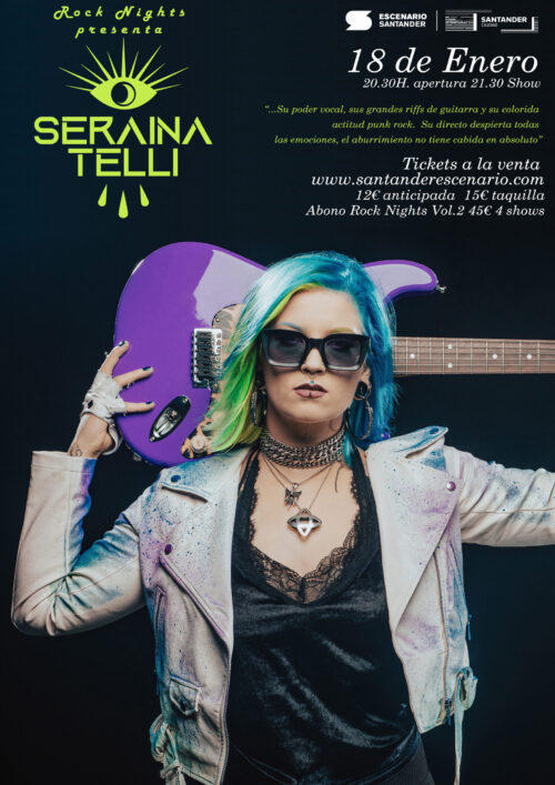 Concierto Seraina Telli en Rock Nights Vol.2