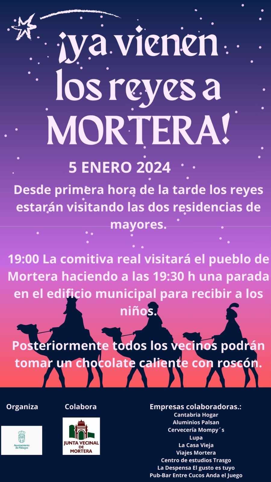 Cabalgata de Reyes Mortera 2024
