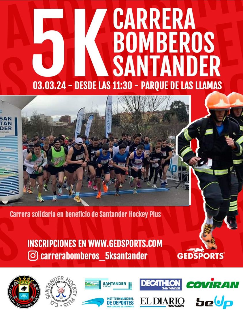 Carrera Bomberos 5k Santander 2024