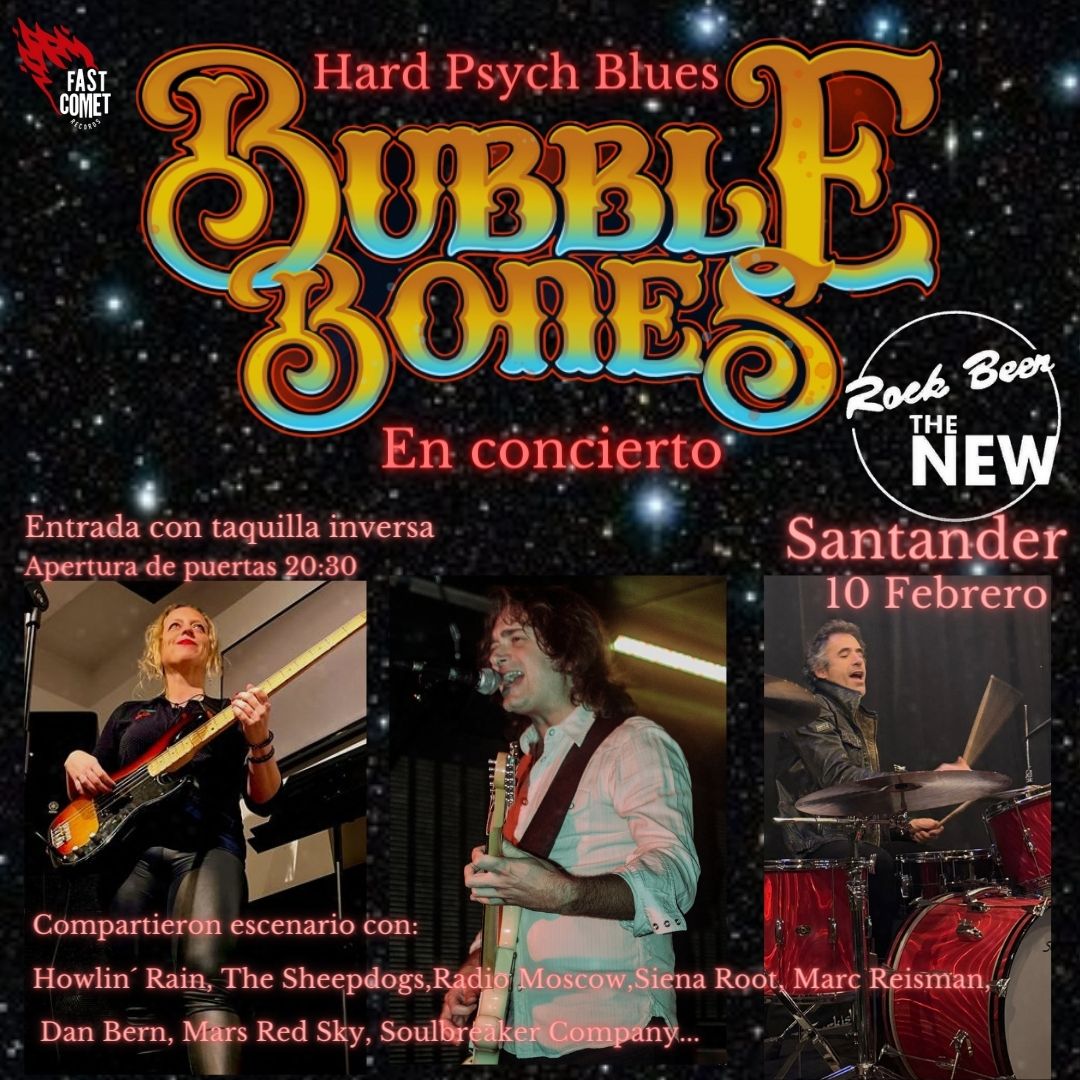 Concierto Bubble Bones – 10 Febrero