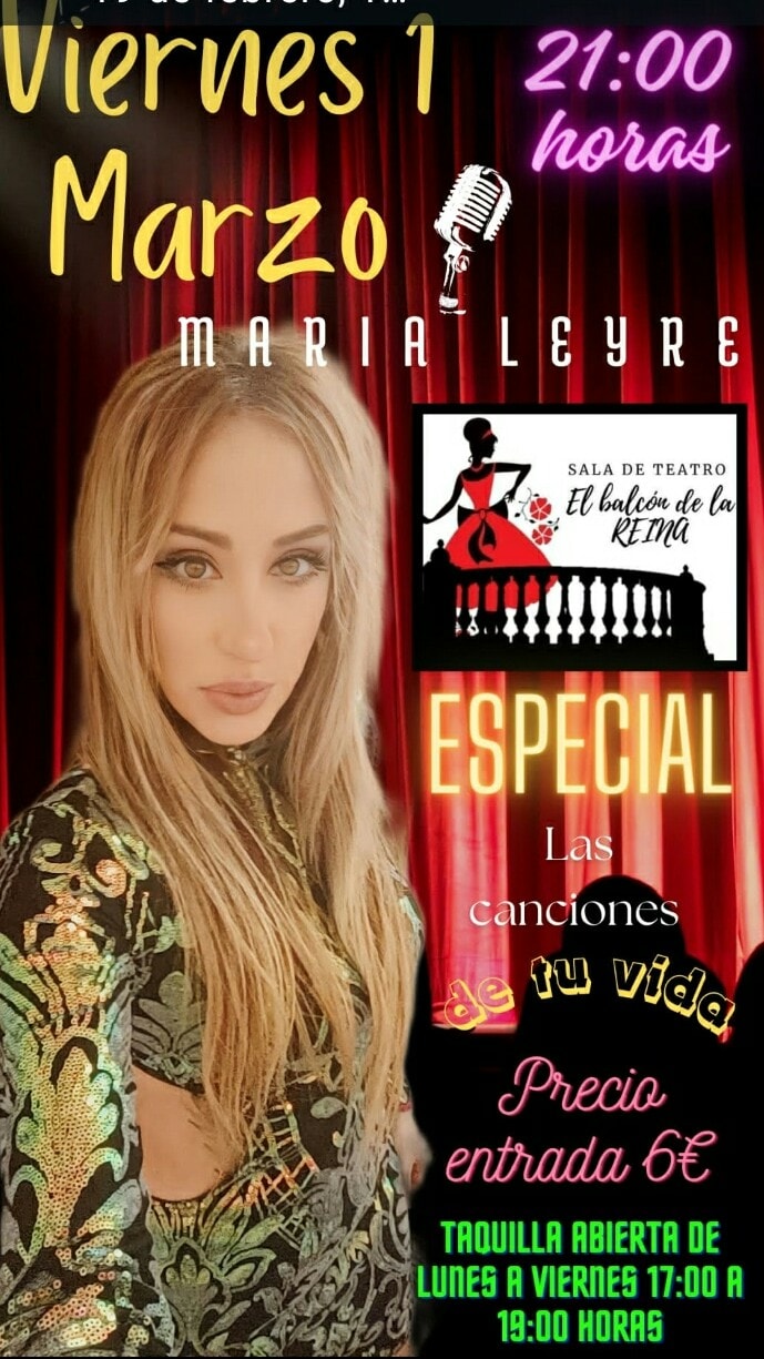 Concierto Maria Leyre – 1 Marzo