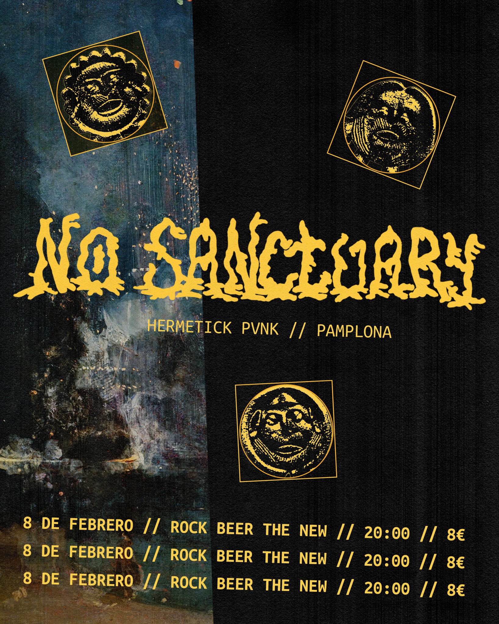 Concierto No Sanctuary – 8 Febrero