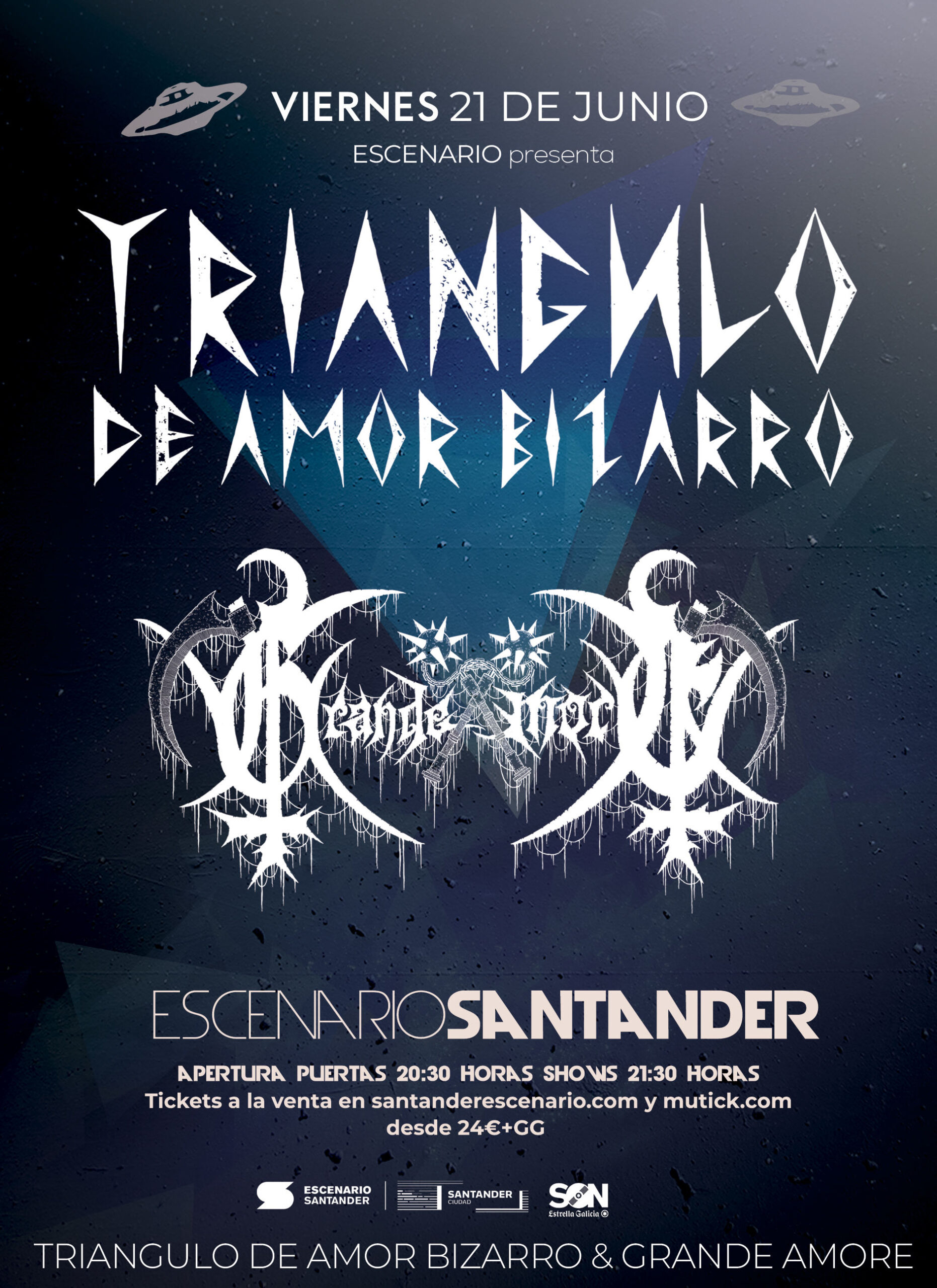 Concierto Triangulo de Amor Bizarro - Grande Amore