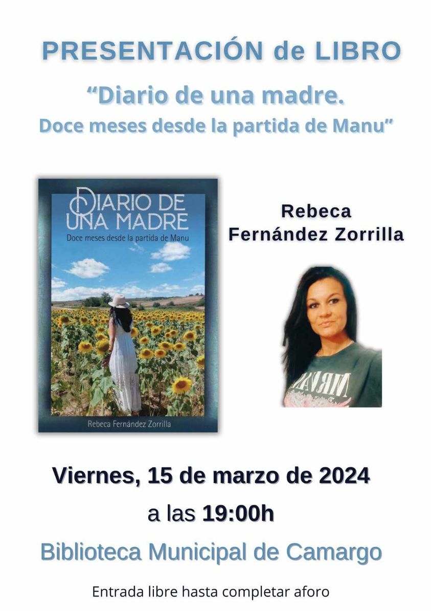 Presentación de Libro – Diario de una Madre – 15 Marzo