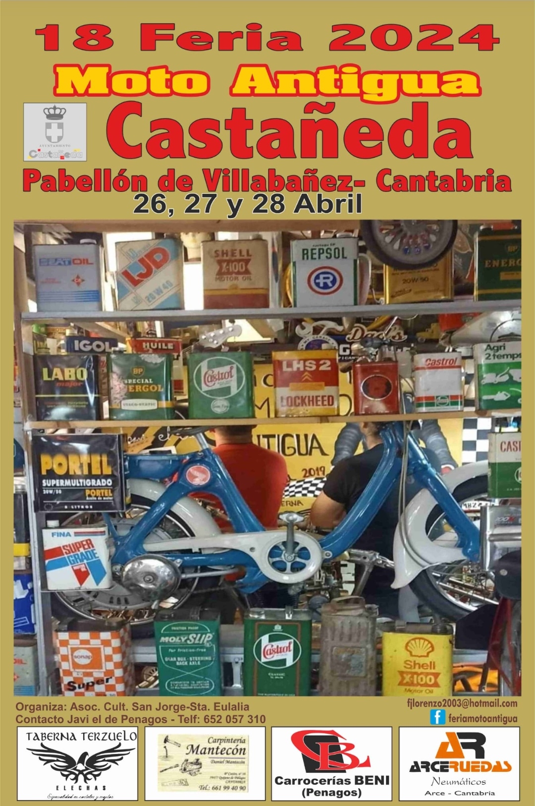 Feria de la motocicleta antigua de Castañeda