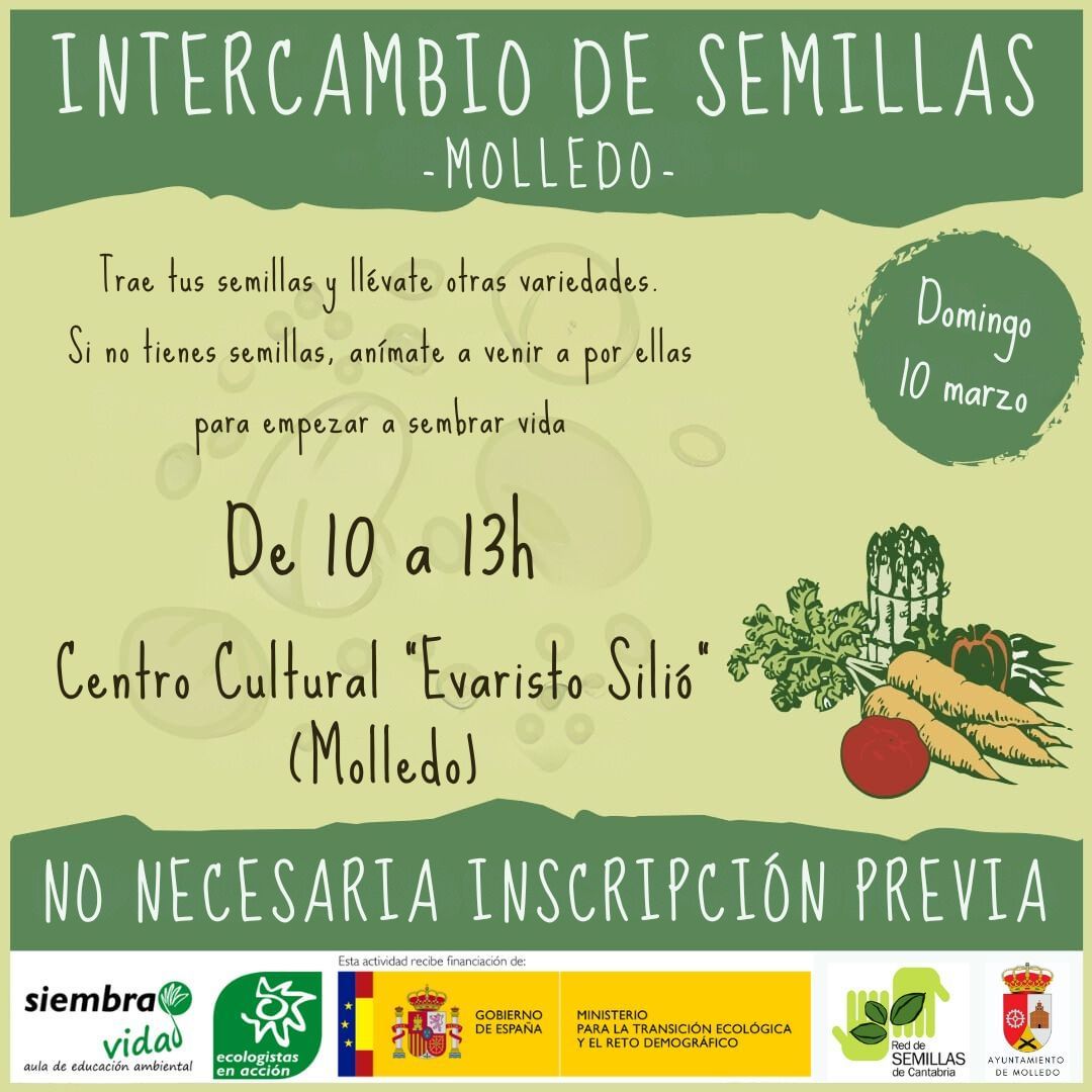 Intercambio de Semillas – Molledo – 10 Marzo