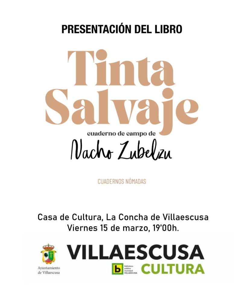 Presentación del libro – Tinta Salvaje – 15 Marzo