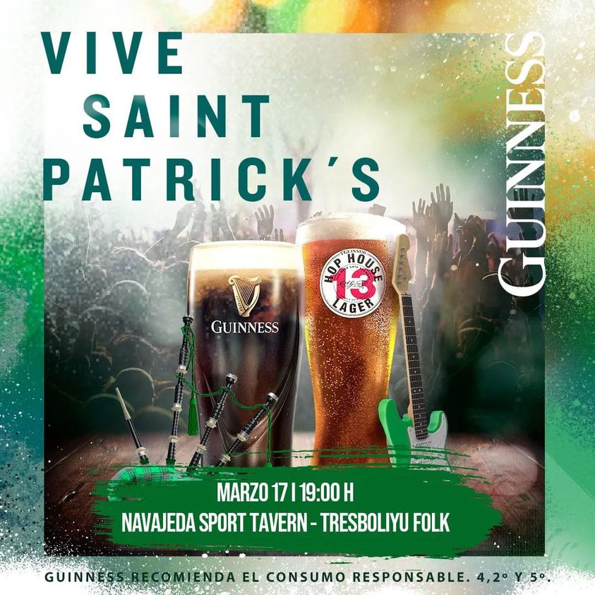 Saint Patrick Day – Navajeda – 17 Marzo