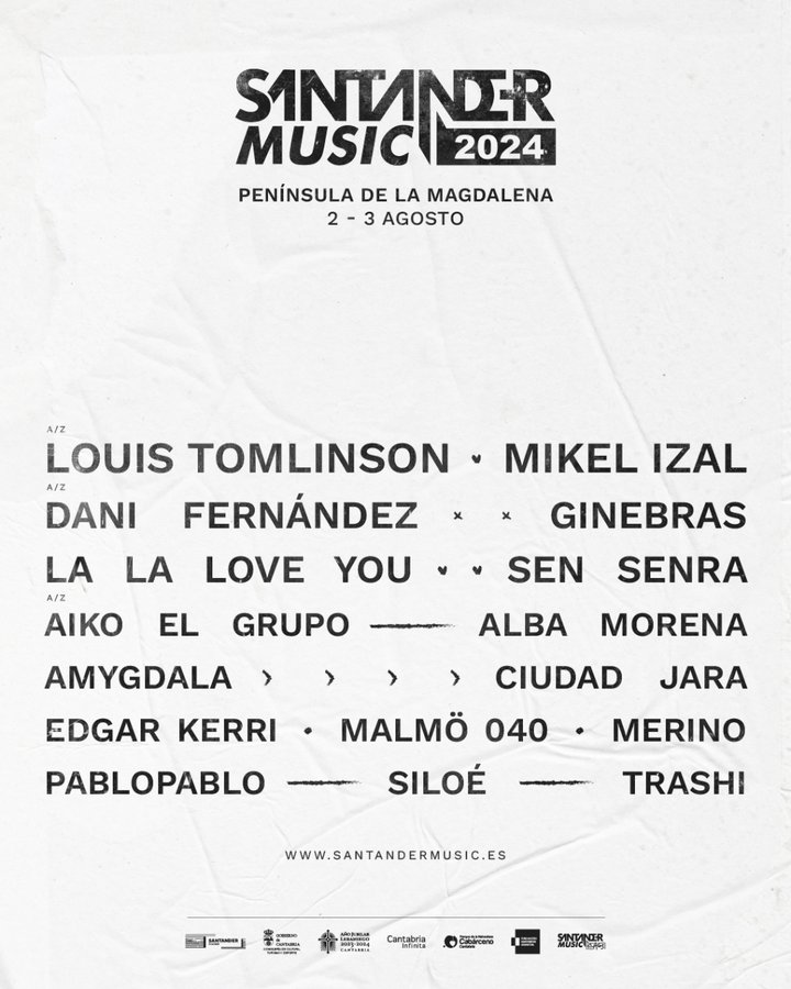 Santander Music 2024 – Cartel – Entradas – Horarios