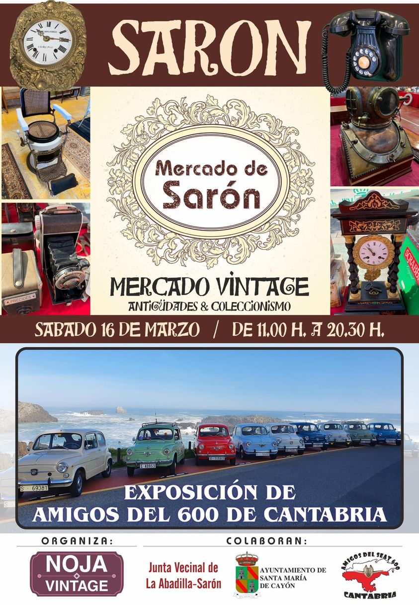 Sarón Mercado Vintage – 16 Marzo