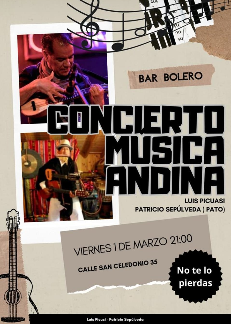 Concierto de Música Andina – 1 Marzo