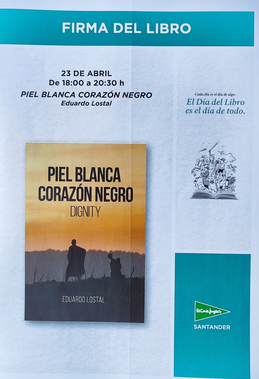 Firma de Libro – Piel Blanca Corazón Negro