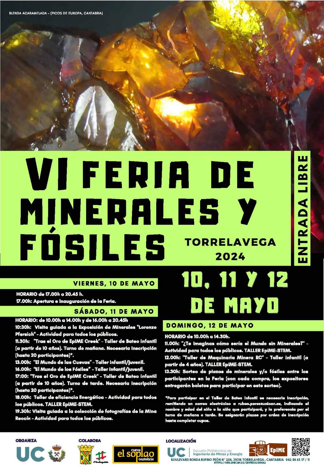 VI Feria de Minerales y Fósiles 2024
