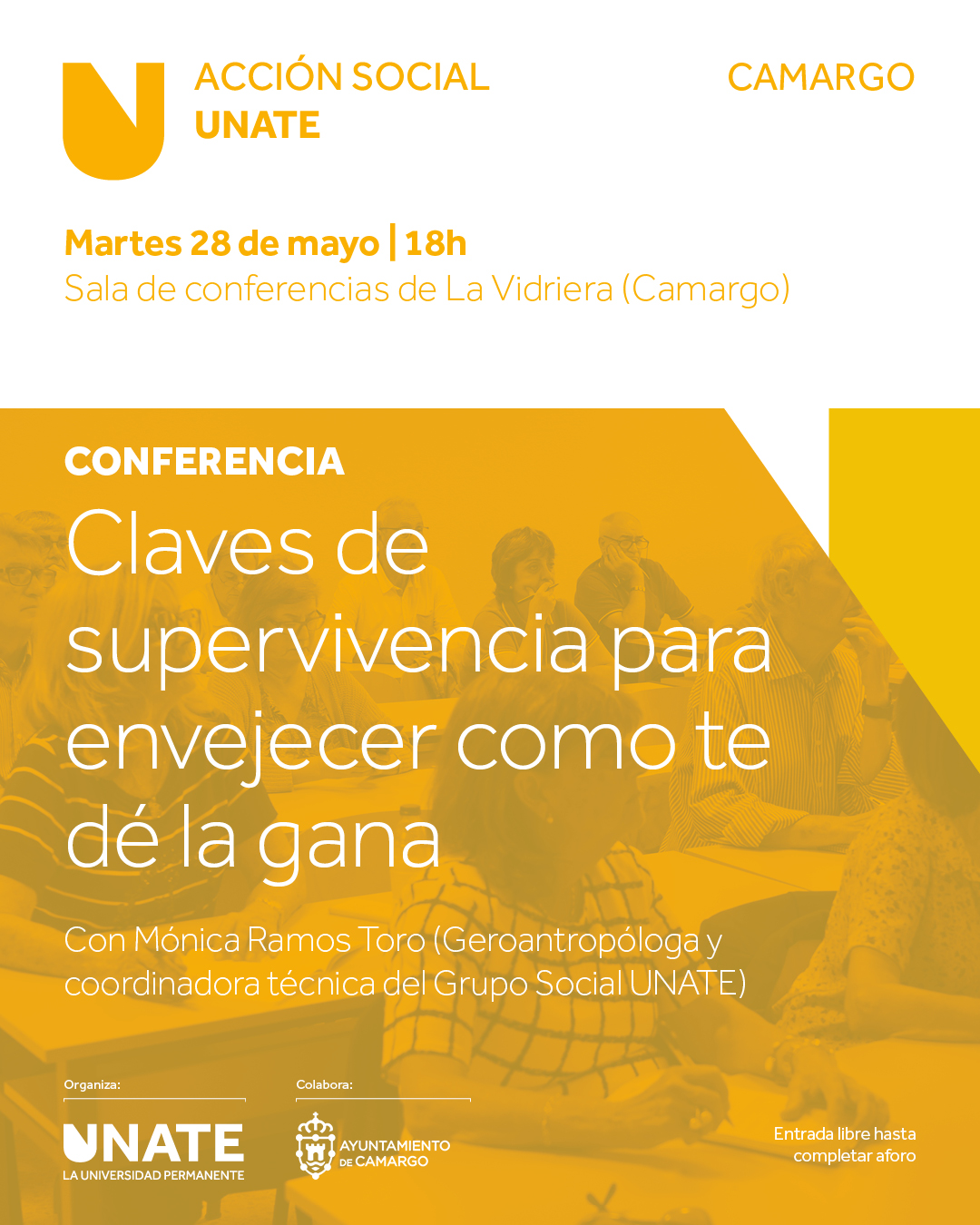 Conferencia. Claves de supervivencia para envejecer como te dé la gana