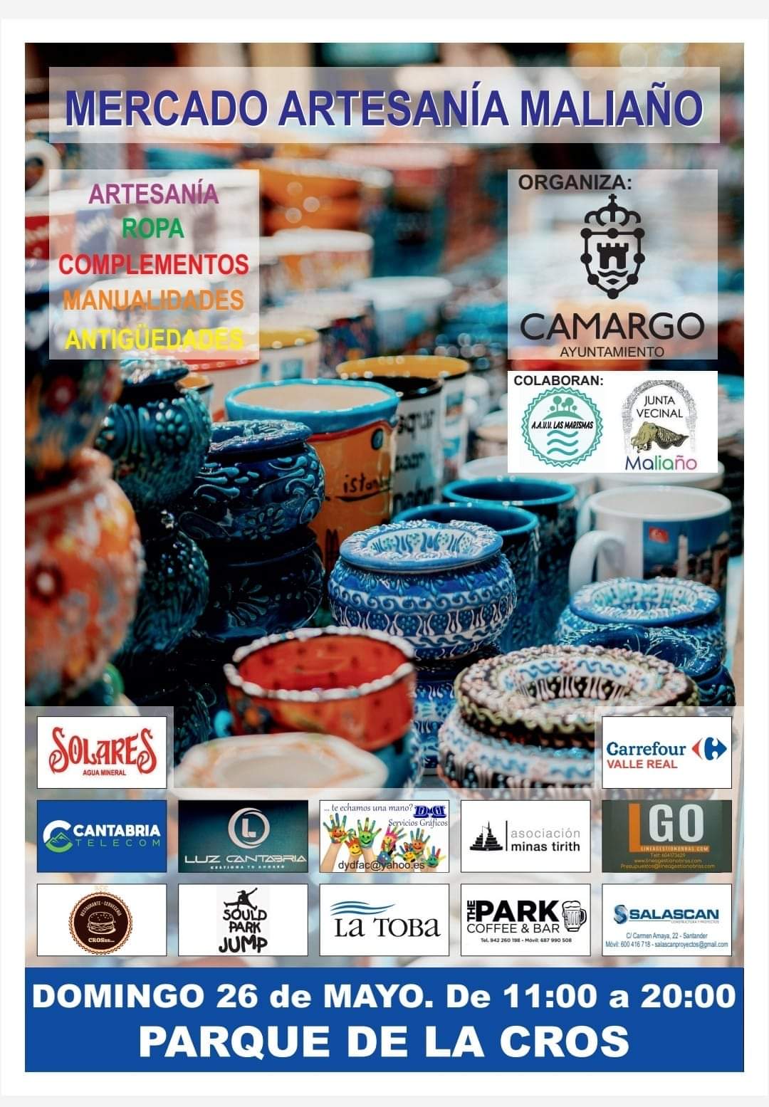 Mercado Artesanía Maliaño – 26 Mayo