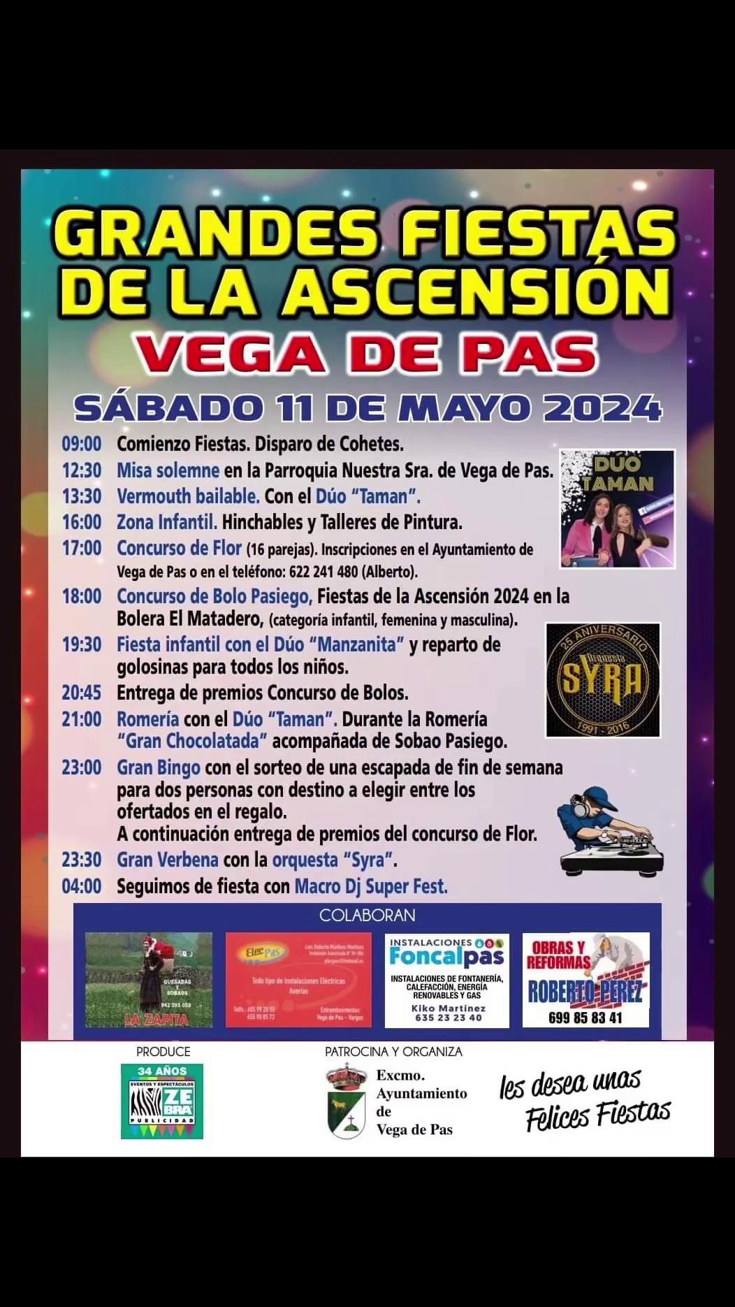Grandes Fiestas de la Ascensión Vega de Pas 2024