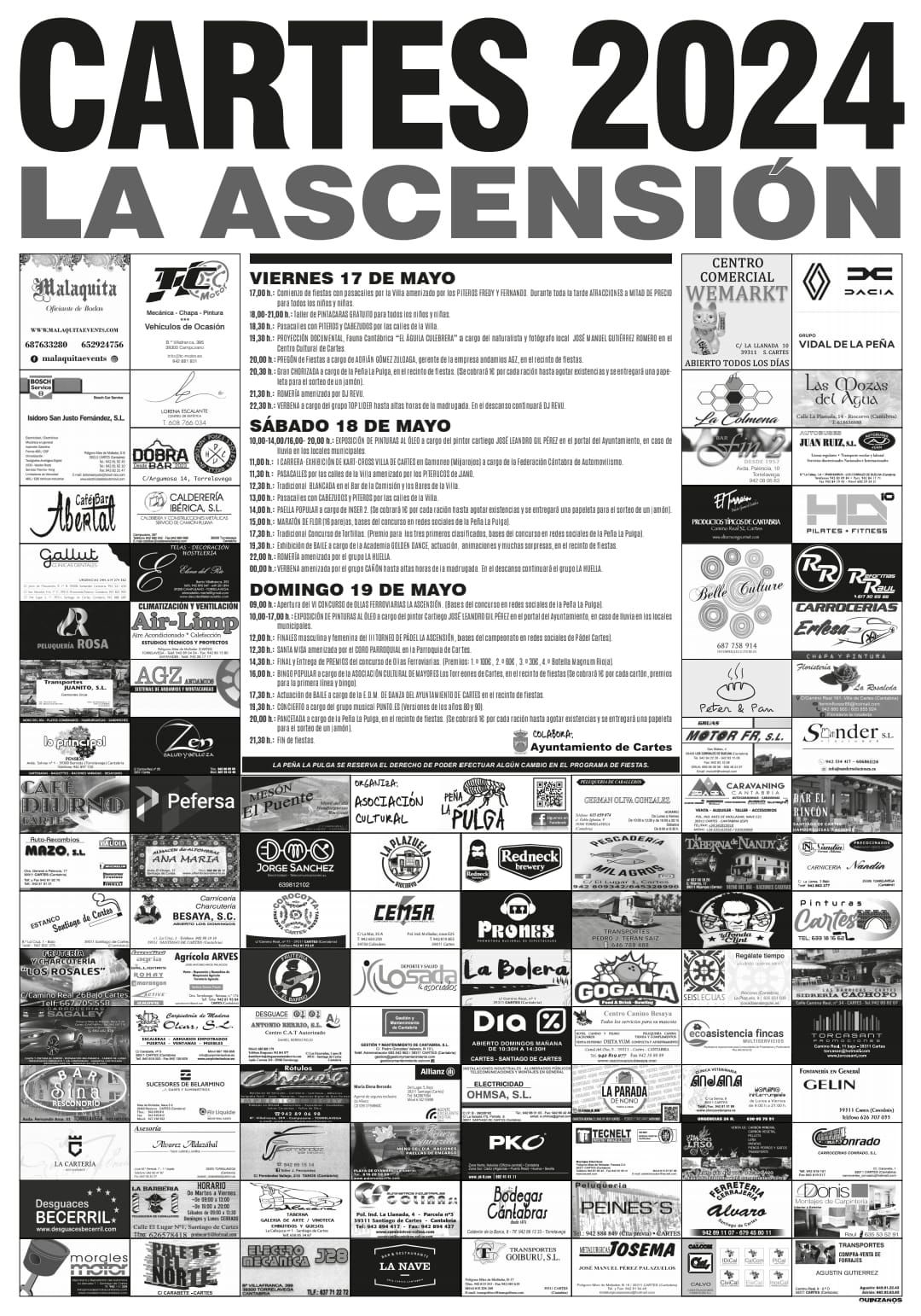 Fiestas de la Ascensión Cartes 2024