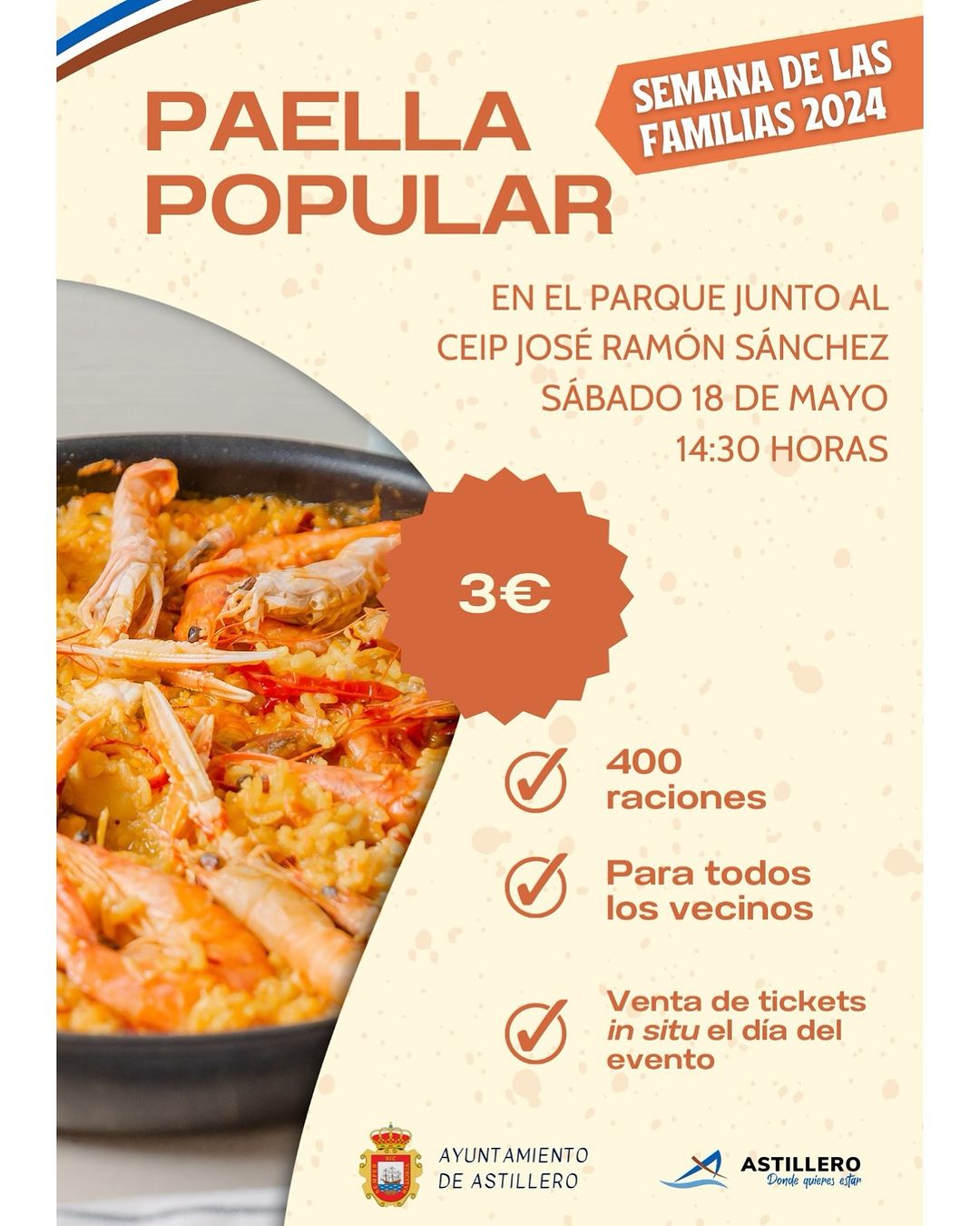 Paella popular  Astillero – 18 Mayo