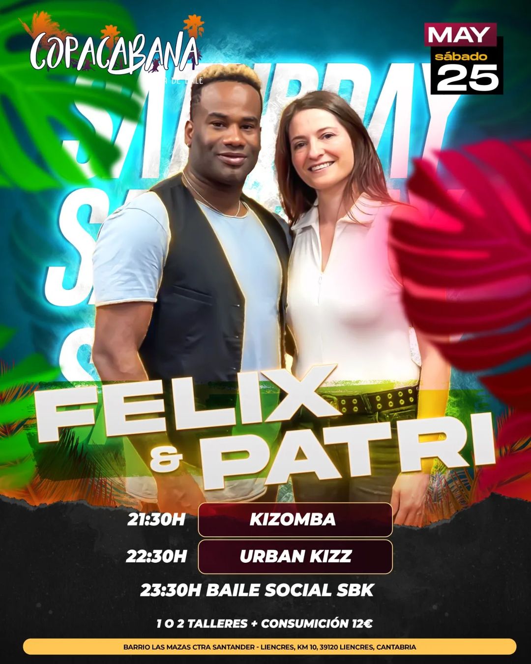 Taller de Kizomba – 25 Mayo