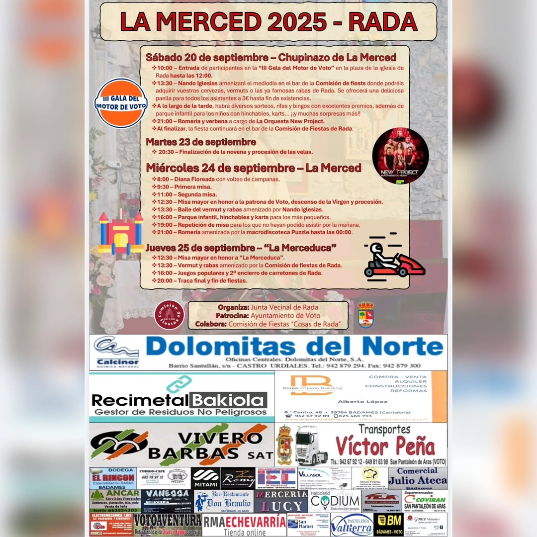 La Merced Rada 2025