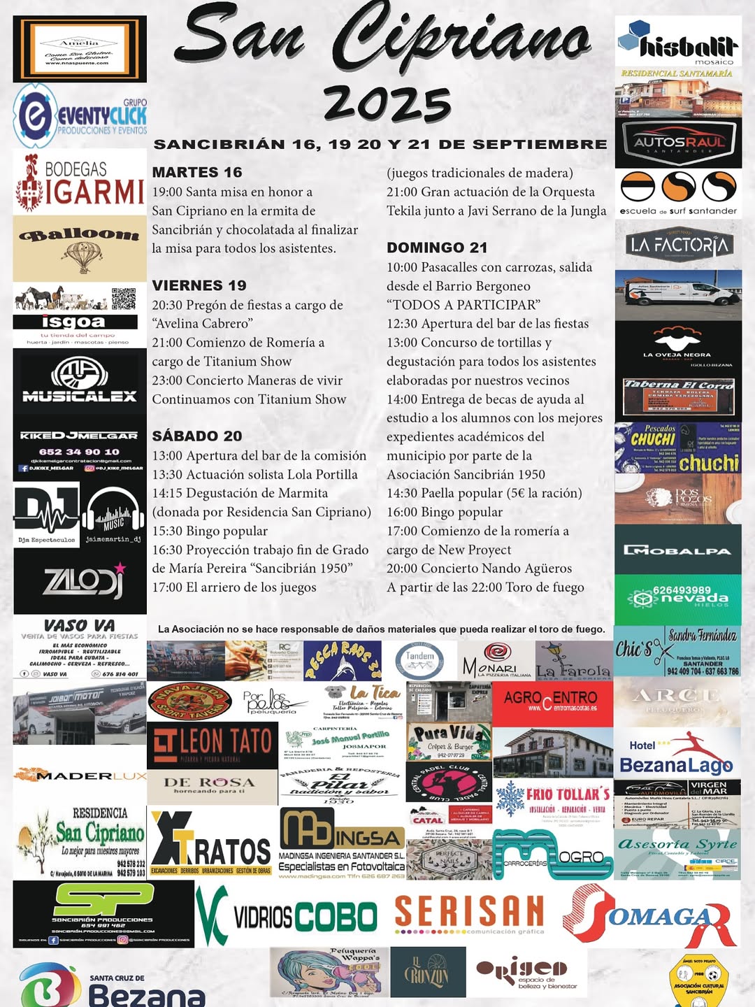 San Cipriano Sancibrian 2025